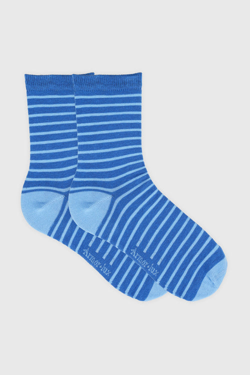 Chaussettes rayées - coton - Armor-lux - 1