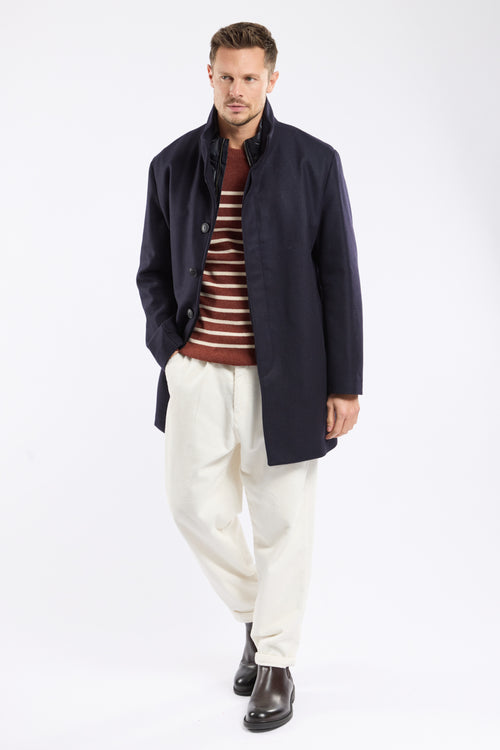 Buttoned coat - wool cloth - Armor-lux - 1