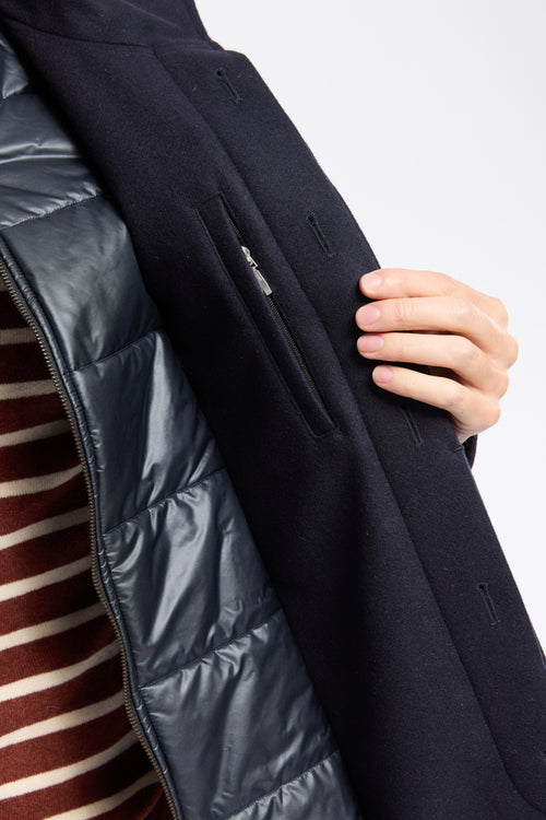Manteau boutonné - drap de laine - Armor-lux - 6