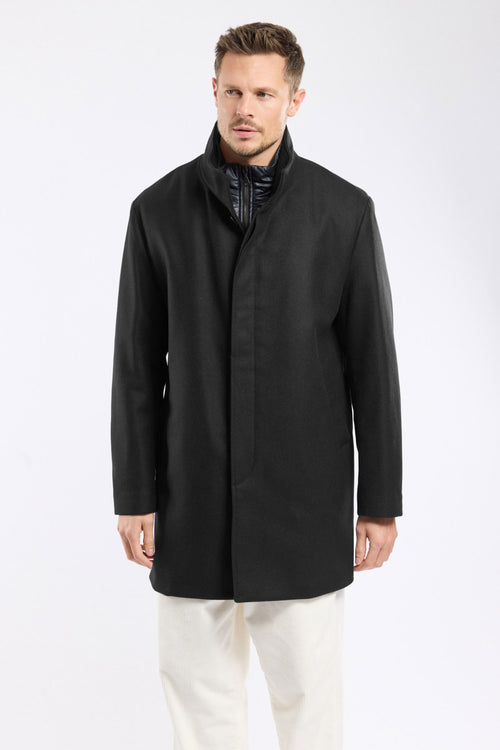 Manteau boutonné - drap de laine - Armor-lux - 1
