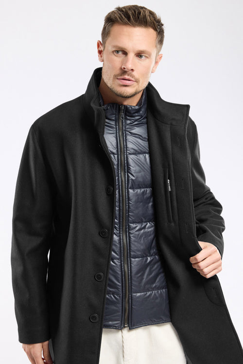 Buttoned coat - wool cloth - Armor-lux - 2