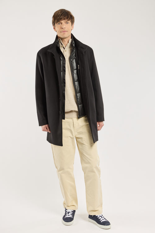 Manteau boutonné - drap de laine - Armor-lux - 3