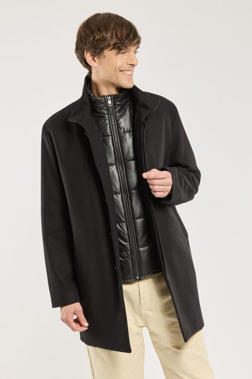 Manteau boutonné - drap de laine - Armor-lux - 1