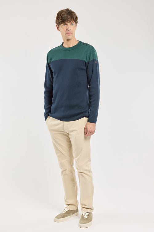 Two-tone fisherman sweater - cotton - Armor-lux - 3