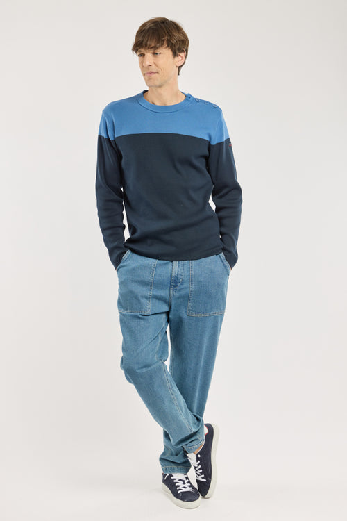 Two-tone fisherman sweater - cotton - Armor-lux - 3