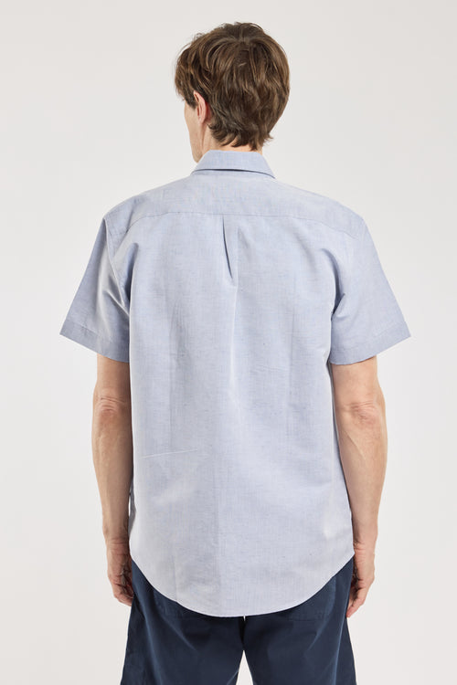 Comfort cut shirt - cotton and linen - Armor-lux - 4