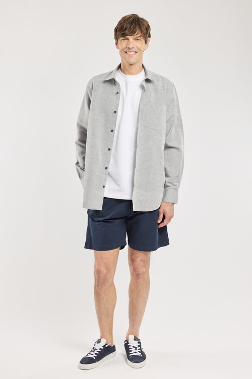 Shirt with pocket - linen and cotton - Armor-lux - 3