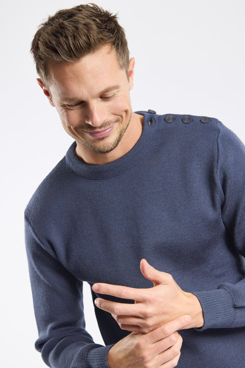 Pull marin rayé - laine et acrylique - Armor-lux - 2