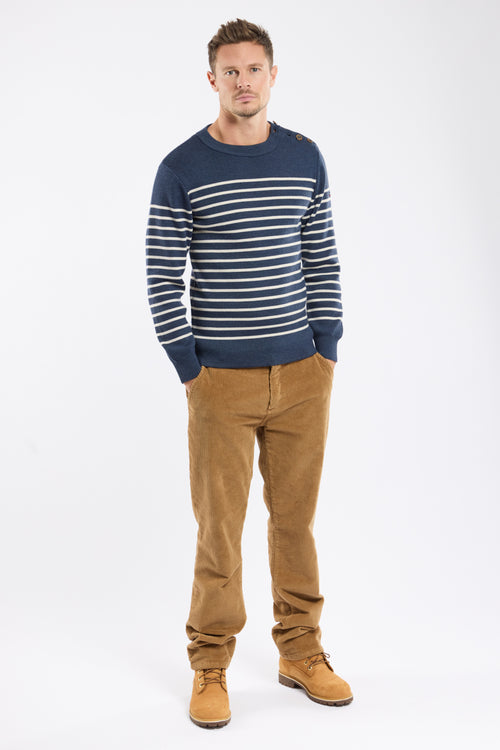 Gestreifter Matrosenpullover – Wolle und Acryl - Armor-lux - 3