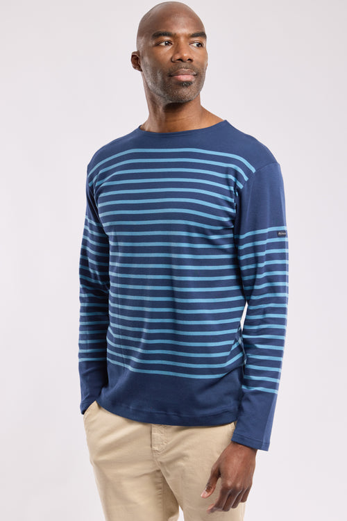 Long-sleeved Breton striped shirt - thick cotton - Armor-lux - 1