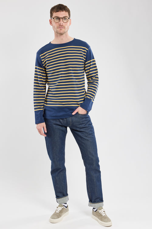 Long-sleeved Breton striped shirt - thick cotton - Armor-lux - 3