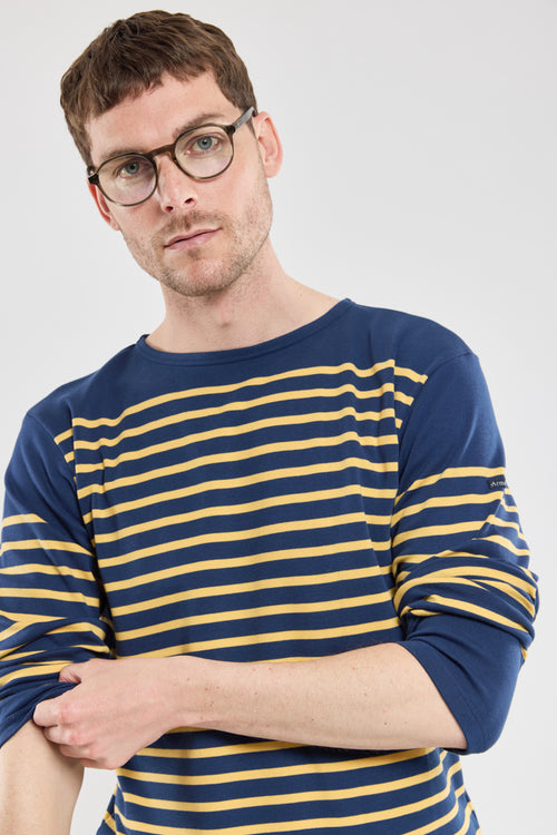Long-sleeved Breton striped shirt - thick cotton - Armor-lux - 4