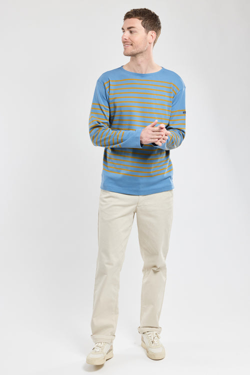 Long-sleeved Breton striped shirt - thick cotton - Armor-lux - 3