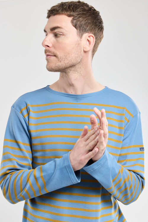 Long-sleeved Breton striped shirt - thick cotton - Armor-lux - 4