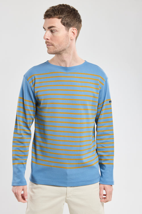 Long-sleeved Breton striped shirt - thick cotton - Armor-lux - 1