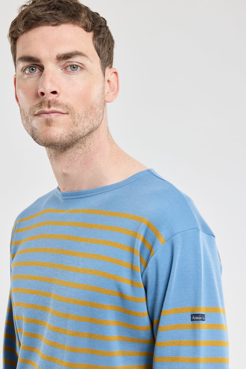 Long-sleeved Breton striped shirt - thick cotton - Armor-lux - 2