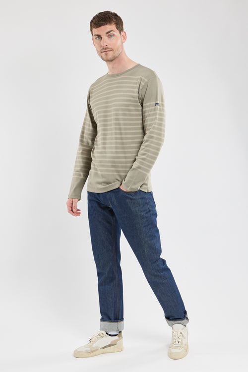 Long-sleeved Breton striped shirt - thick cotton - Armor-lux - 4