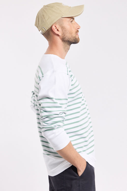 Long-sleeved Breton striped shirt - thick cotton - Armor-lux - 5