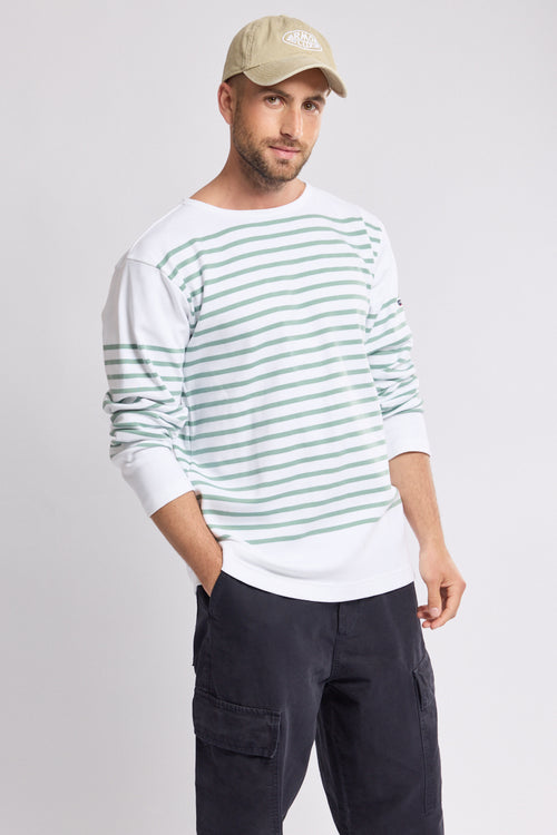 Long-sleeved Breton striped shirt - thick cotton - Armor-lux - 1