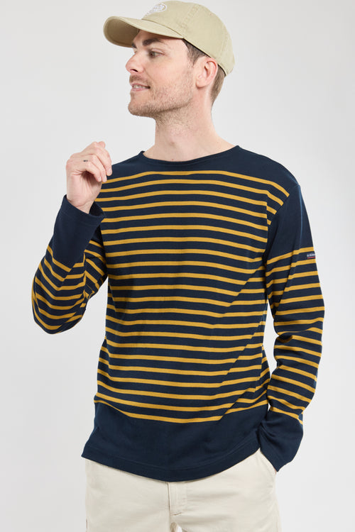 Long-sleeved Breton striped shirt - thick cotton - Armor-lux - 4