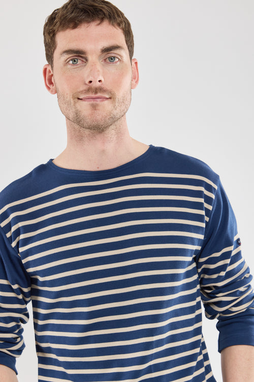 Long-sleeved Breton striped shirt - thick cotton - Armor-lux - 4