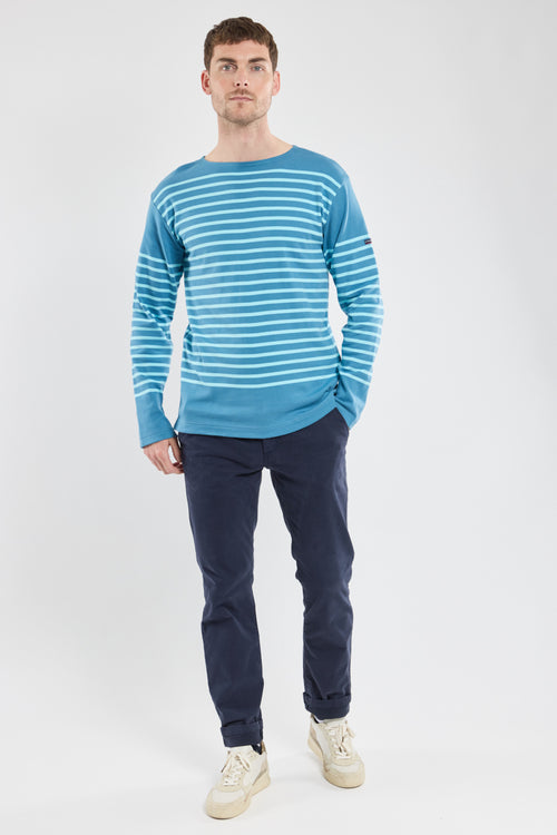 Long-sleeved Breton striped shirt - thick cotton - Armor-lux - 3