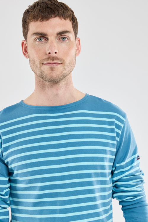 Long-sleeved Breton striped shirt - thick cotton - Armor-lux - 2