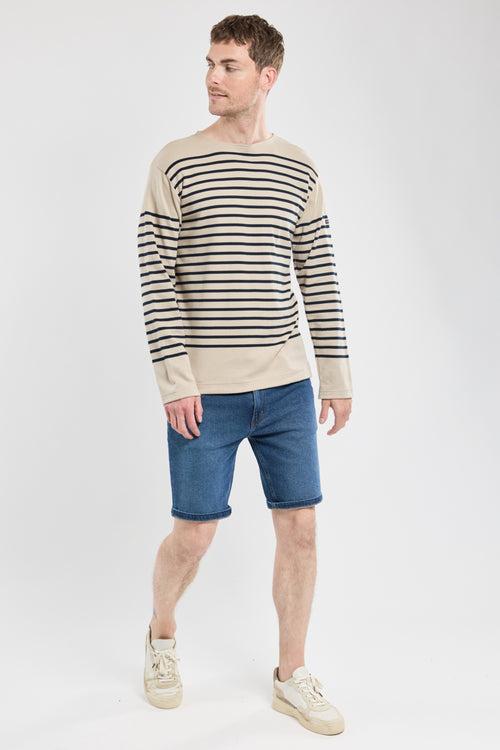Matrosenshirt mit langen Ärmeln – dicke Baumwolle - Armor-lux - 4