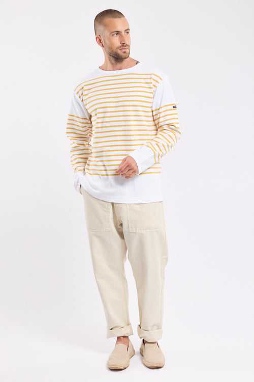 Long-sleeved Breton striped shirt - thick cotton - Armor-lux - 3