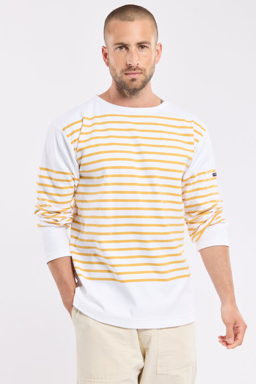 Long-sleeved Breton striped shirt - thick cotton - Armor-lux - 1