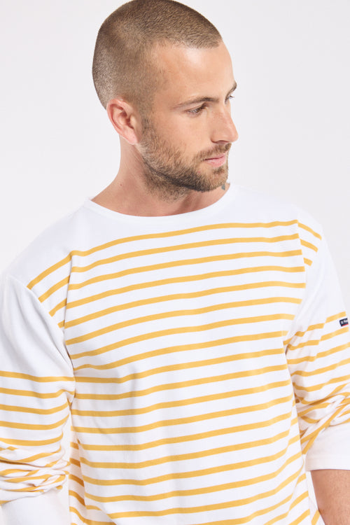 Long-sleeved Breton striped shirt - thick cotton - Armor-lux - 2