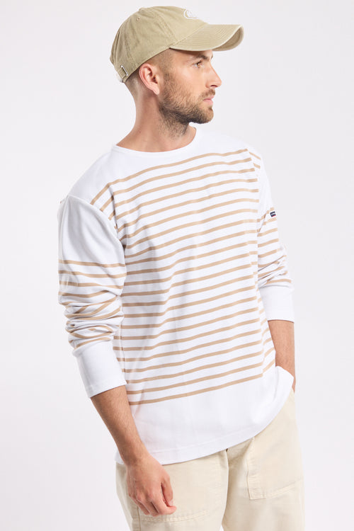 Long-sleeved Breton striped shirt - thick cotton - Armor-lux - 1