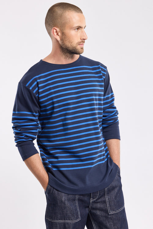 Long-sleeved Breton striped shirt - thick cotton - Armor-lux - 3