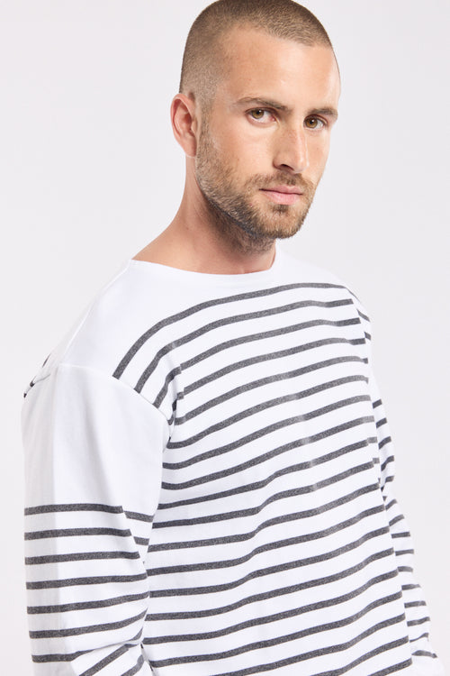 Long-sleeved Breton striped shirt - thick cotton - Armor-lux - 4