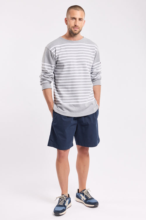 Long-sleeved Breton striped shirt - thick cotton - Armor-lux - 2