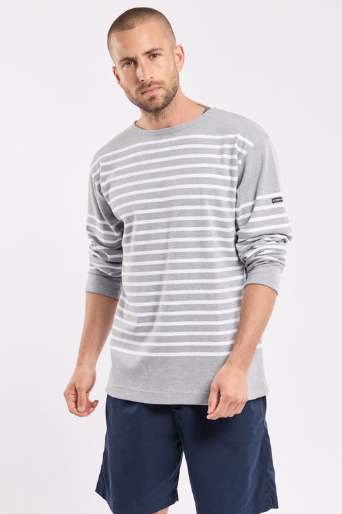 Long-sleeved Breton striped shirt - thick cotton - Armor-lux - 1