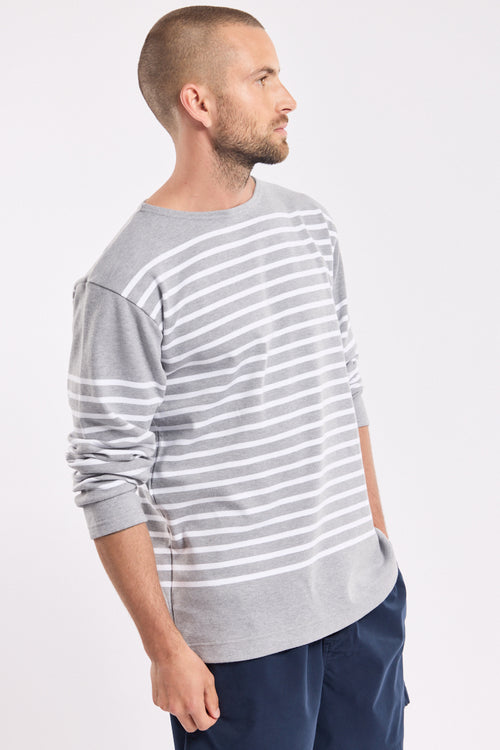 Long-sleeved Breton striped shirt - thick cotton - Armor-lux - 3