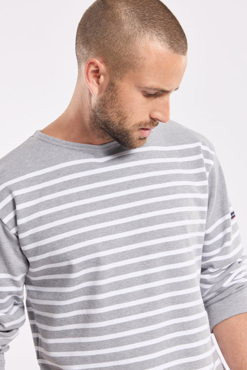 Long-sleeved Breton striped shirt - thick cotton - Armor-lux - 4