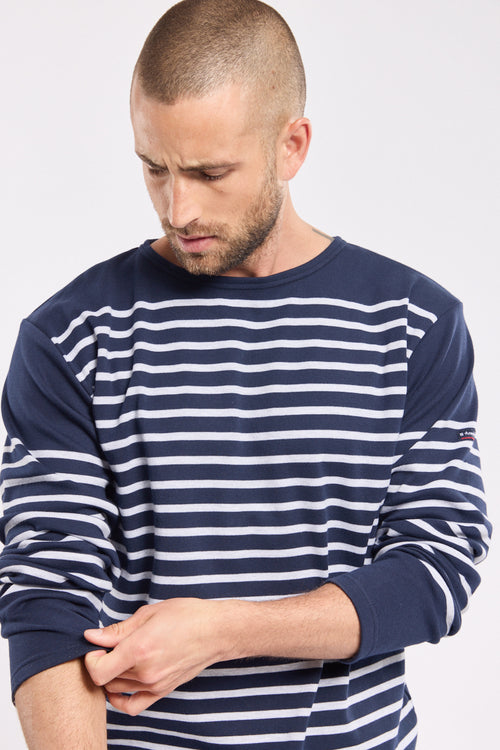Long-sleeved Breton striped shirt - thick cotton - Armor-lux - 4