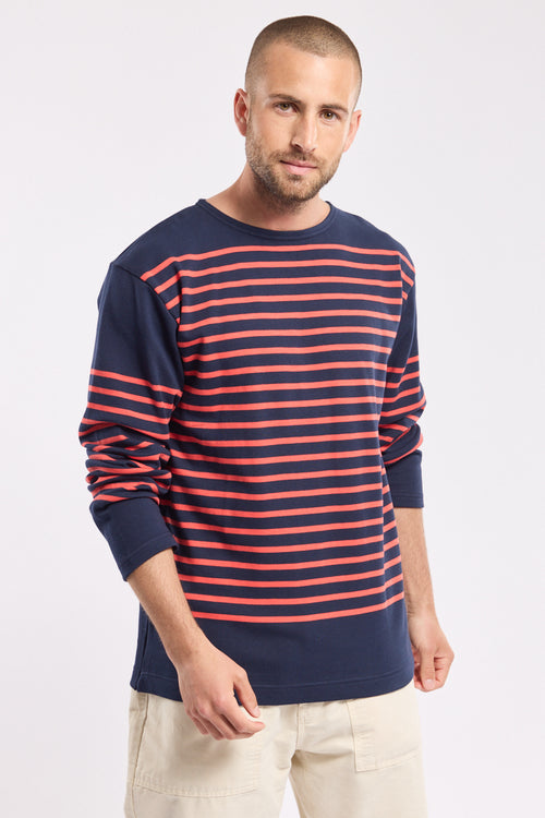 Long-sleeved Breton striped shirt - thick cotton - Armor-lux - 4