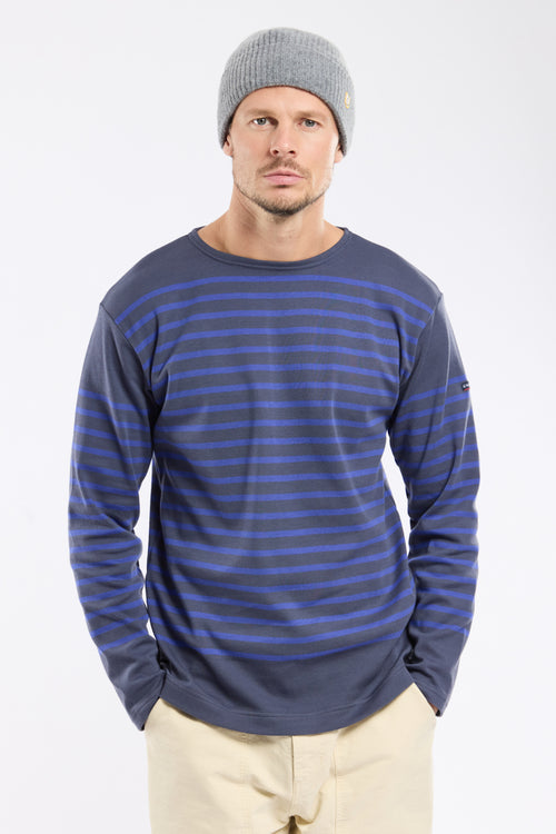 Long-sleeved Breton striped shirt - thick cotton - Armor-lux - 1