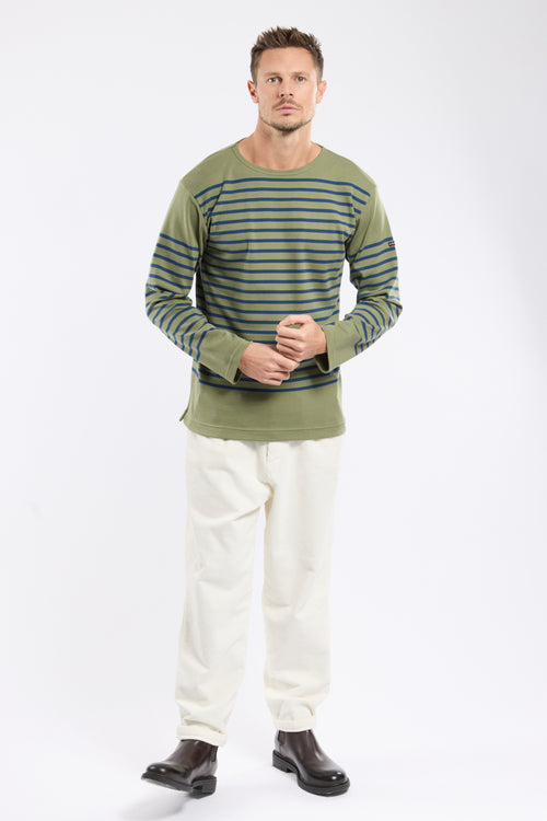Long-sleeved Breton striped shirt - thick cotton - Armor-lux - 3