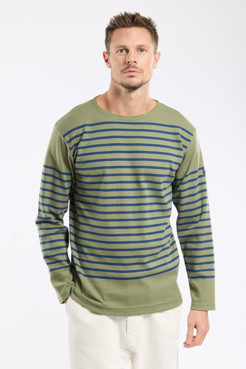 Long-sleeved Breton striped shirt - thick cotton - Armor-lux - 4