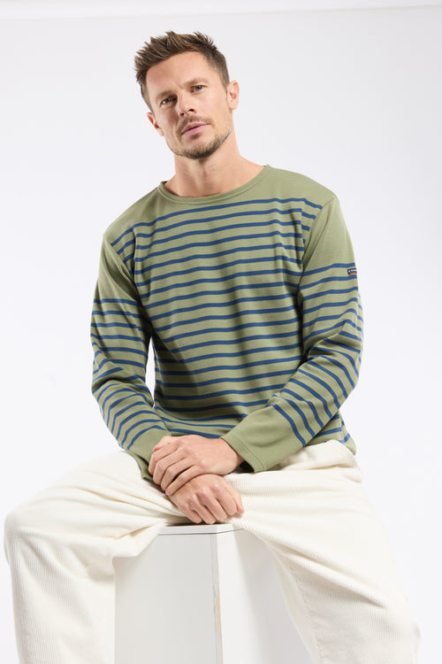 Matrosenshirt mit langen Ärmeln – dicke Baumwolle - Armor-lux - 1