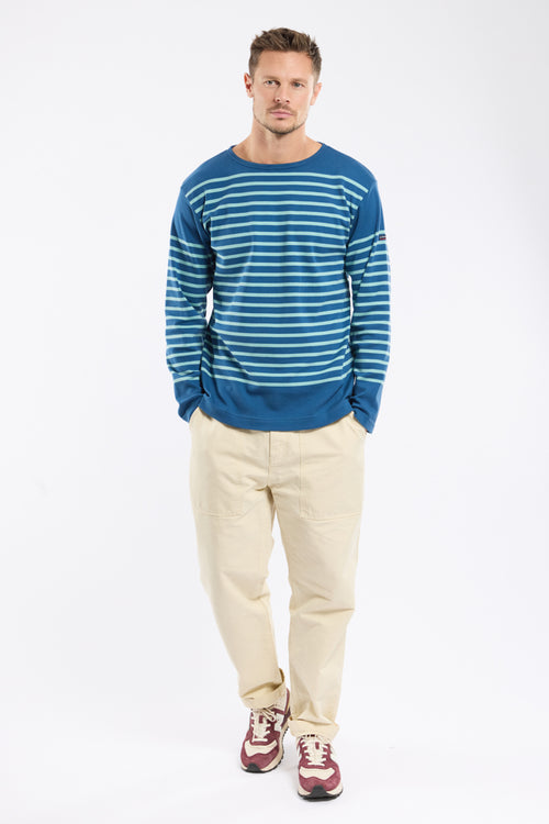 Long-sleeved Breton striped shirt - thick cotton - Armor-lux - 3