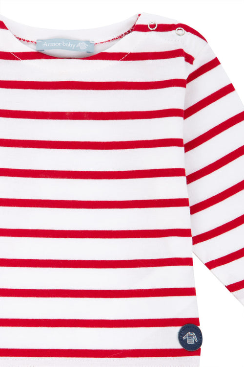 Marinière Beg Meil Baby - coton léger - Armor-lux - 2