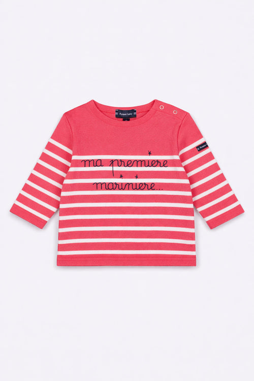 Baby striped Breton shirt - cotton - Armor-lux - 1