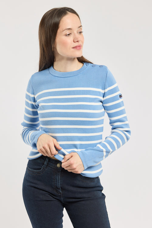 Striped fisherman sweater - cotton - Armor-lux - 4