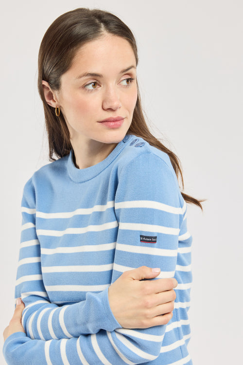 Pull marin rayé - coton - Armor-lux - 2