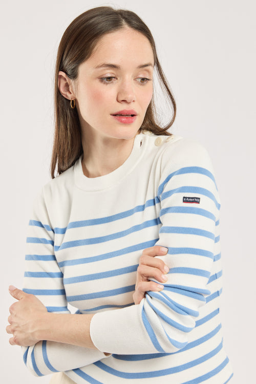 Pull marin rayé - coton - Armor-lux - 2